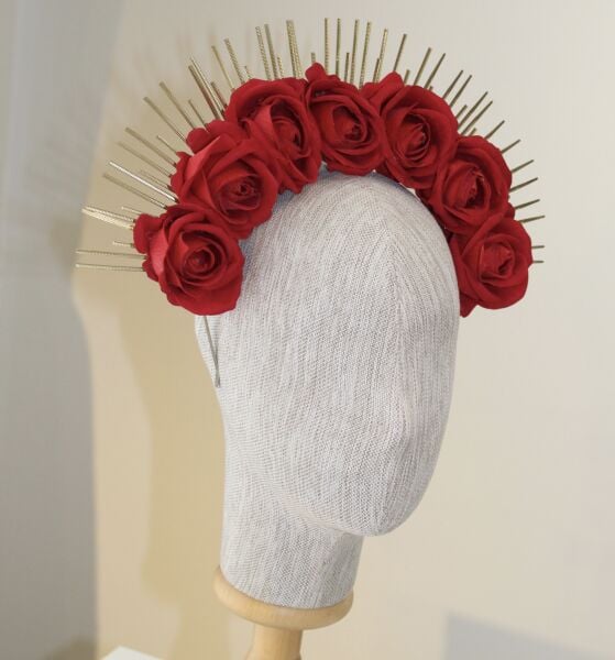 GÜLLÜ TASARIM KINA TACI