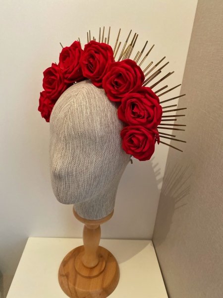 GÜLLÜ TASARIM KINA TACI