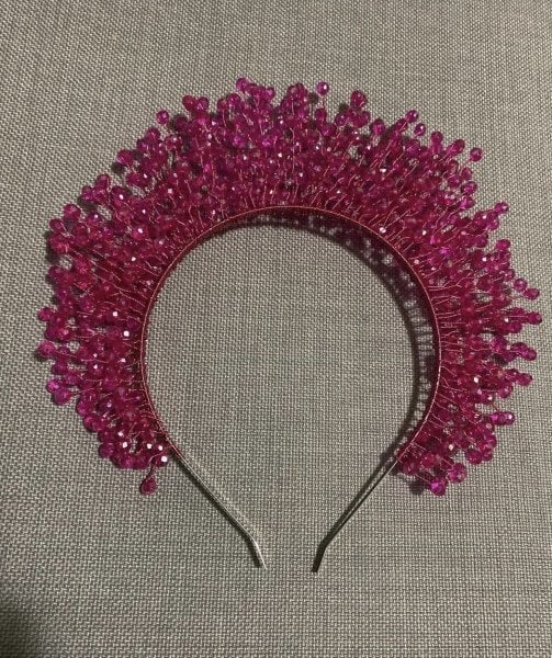 FUŞYA KRİSTALLİ KINA TACI