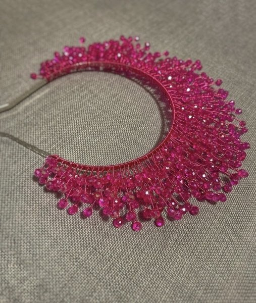 FUŞYA KRİSTALLİ KINA TACI