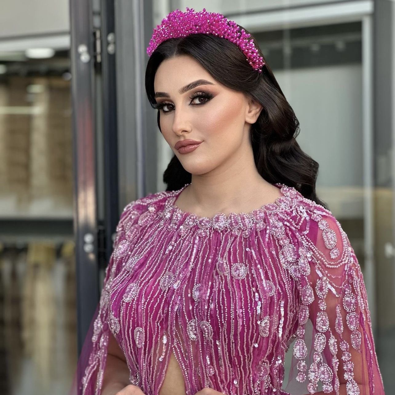 FUŞYA KRİSTALLİ KINA TACI