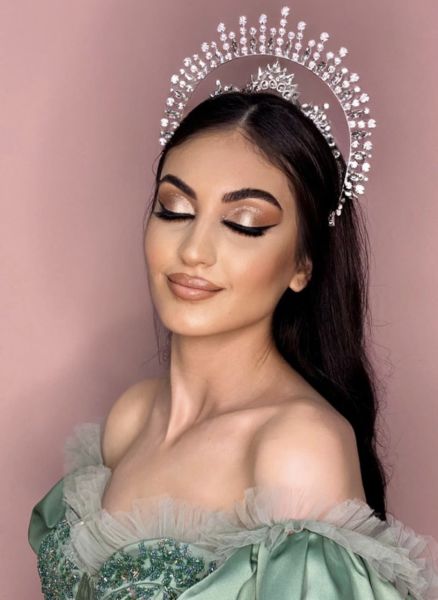 BEYAZ ÇİFT KATLI TAÇ