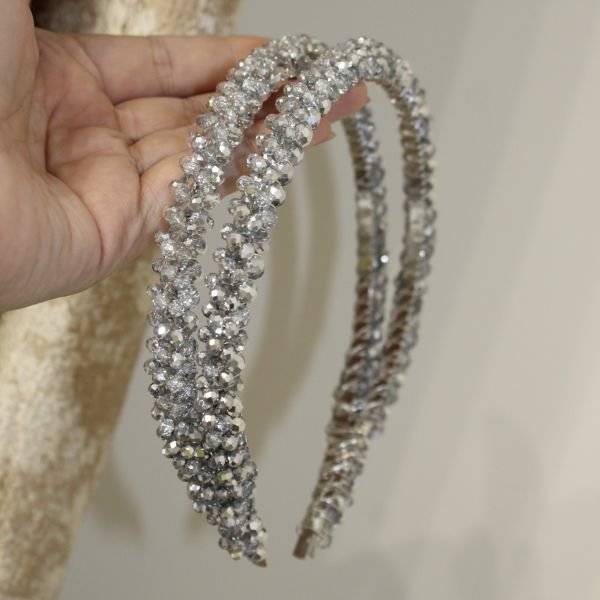 GÜMÜŞ ÇİFT SIRA TAÇ