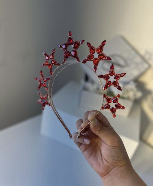 STAR TAÇ - kırmızı