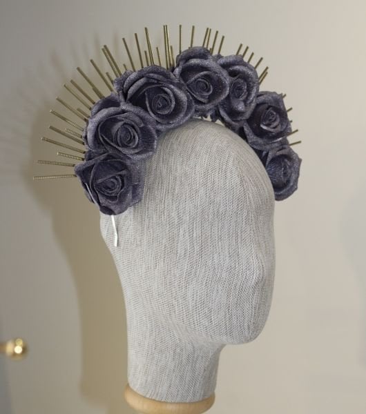 LİLA GÜLLÜ TASARIM TAÇ