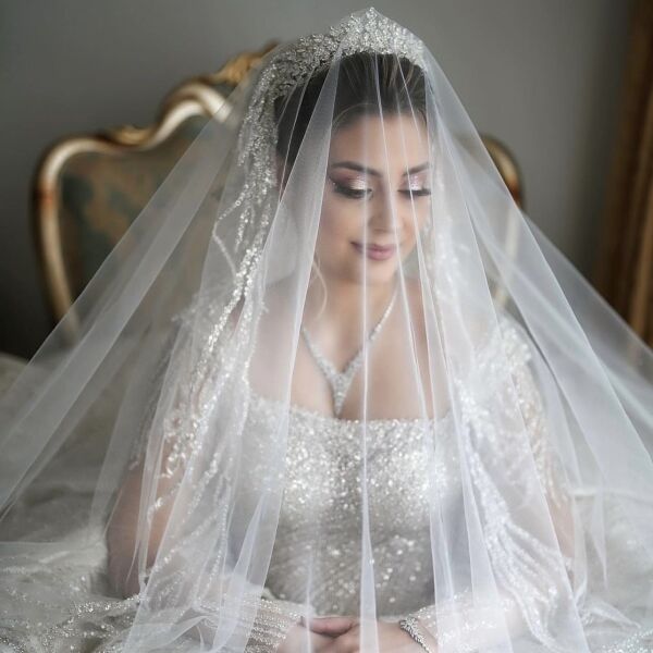 LİSA BÜYÜK BOY ZİRKON GELİN TACI