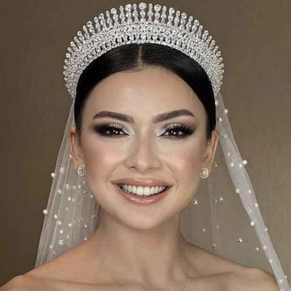 CAMELİA ZİRKON GELİN TACI