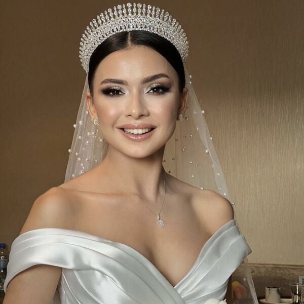 CAMELİA ZİRKON GELİN TACI