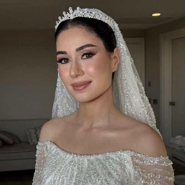 FİONA ZİRKON GELİN TACI