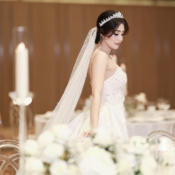 LONA ZİRKON GELİN TACI