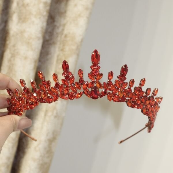 KIRMIZI MİA GELİN TACI