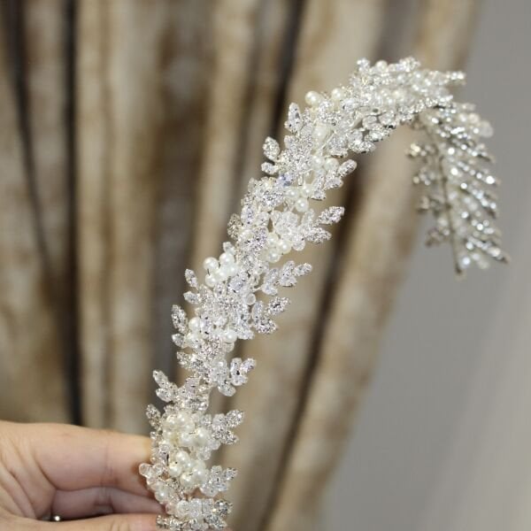 PERA ZİRKON GELİN AKSESUARI