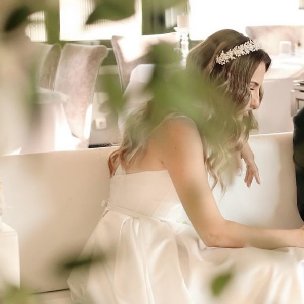 PERA ZİRKON GELİN AKSESUARI