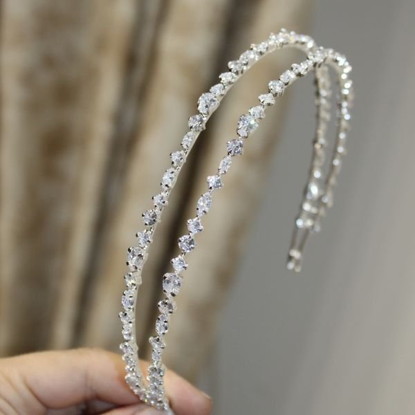 LİONEL ZİRKON ÇİFT SIRA TAÇ