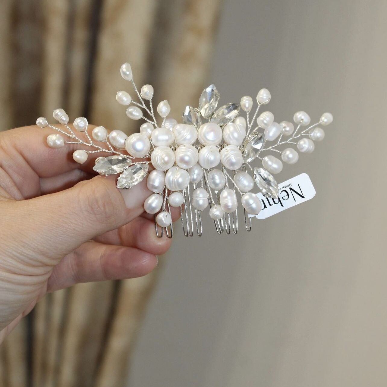 PAOLA GERÇEK İNCİLİ TARAK TOKA