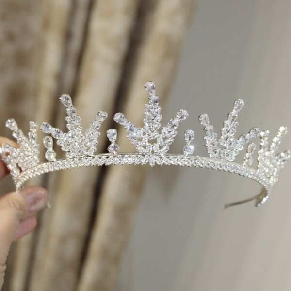 PARLA ZİRKON GELİN TACI