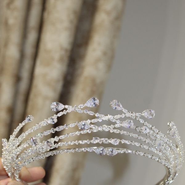 DESİGN ZİRKON GELİN TACI