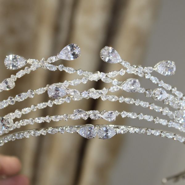 DESİGN ZİRKON GELİN TACI