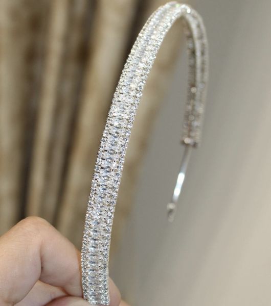 ELENA TEK SIRA ZİRKON SAÇ AKSESUARI