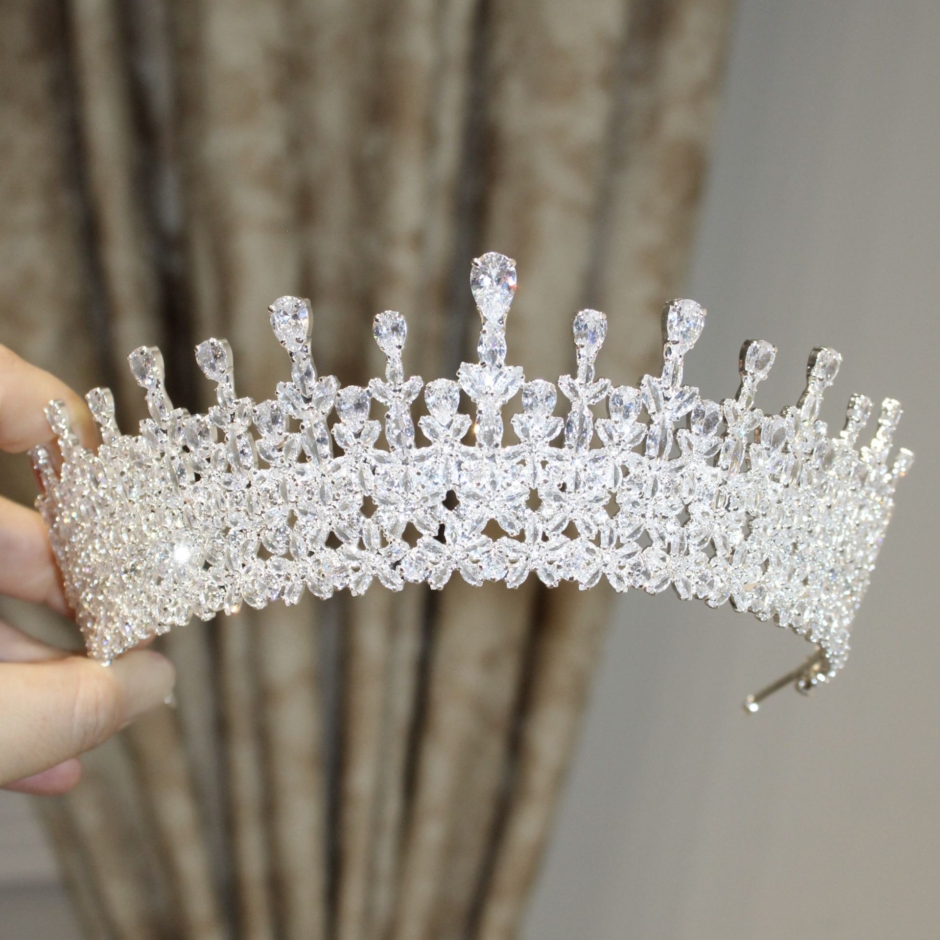 ZİRKON GELİN TACI c-0171