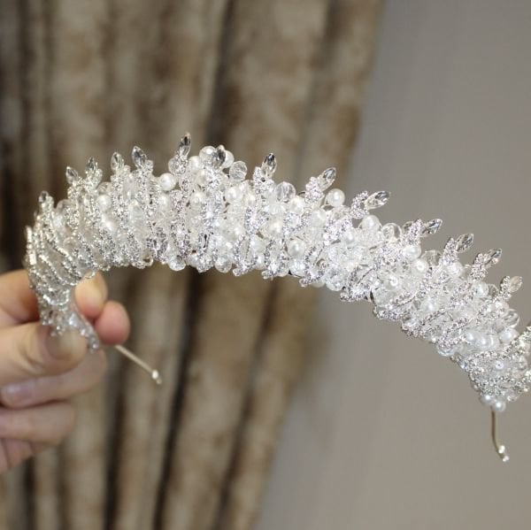 İNCİLİ GELİN TACI