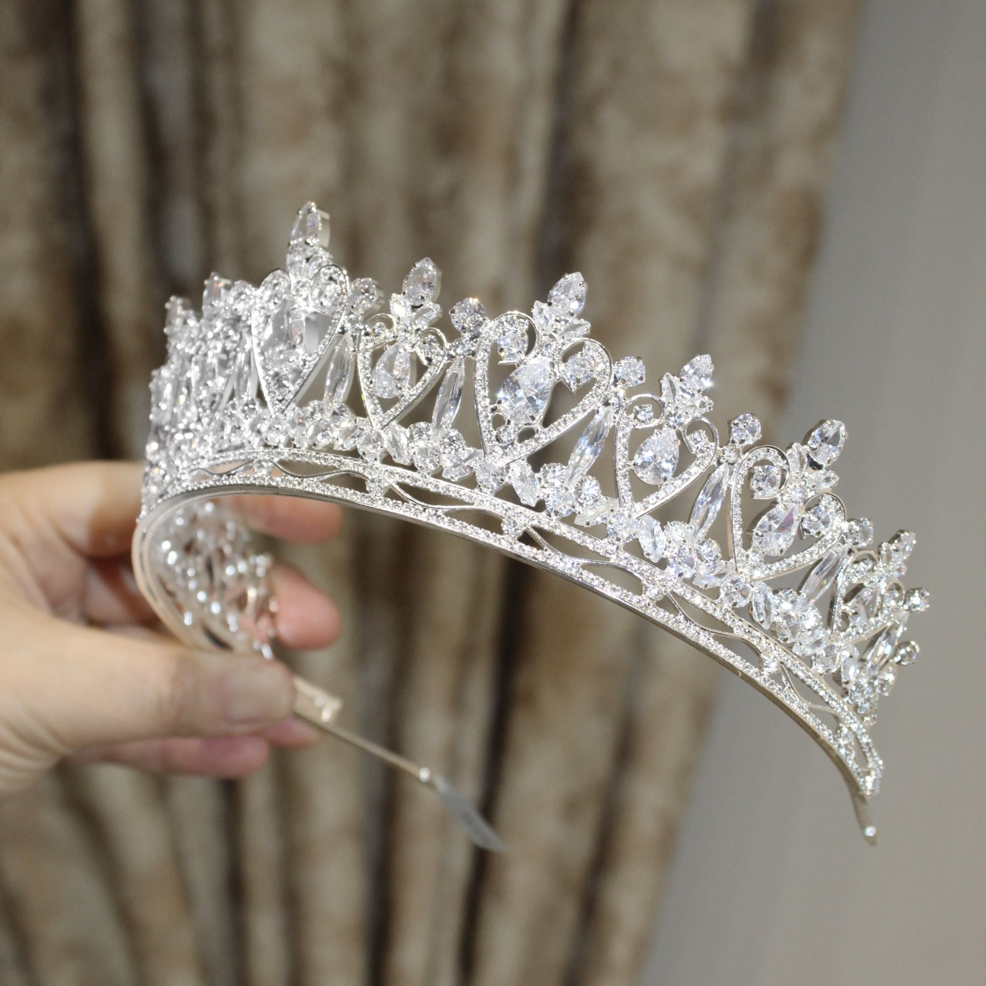 ZİRKON GELİN TACI c-0113