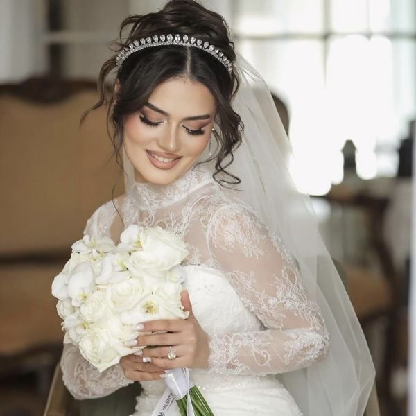 ZİRKON GELİN TACI c-0164