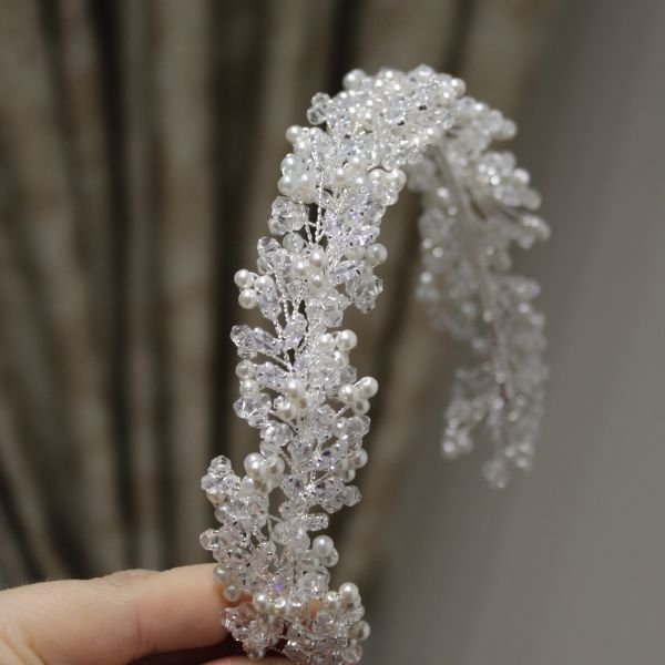 T-3359 ZİRKON İNCİLİ SAÇ AKSESUARI