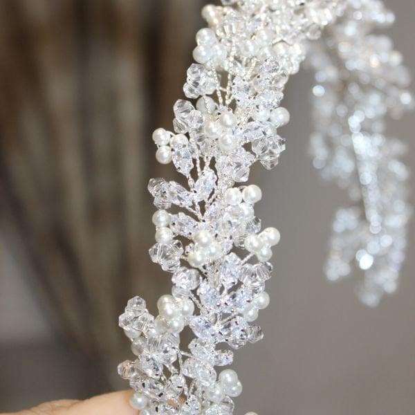 T-3359 ZİRKON İNCİLİ SAÇ AKSESUARI