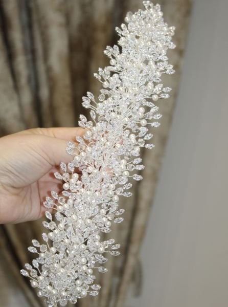 T-3518 ZİRKON İNCİLİ SAÇ AKSESUARI