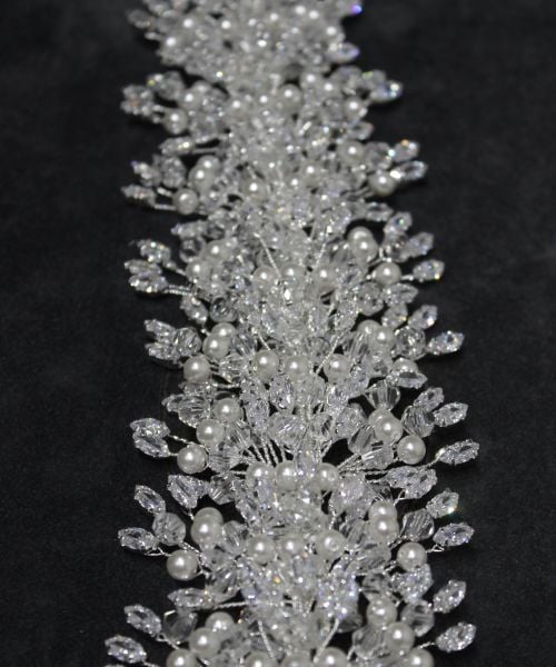 T-3518 ZİRKON İNCİLİ SAÇ AKSESUARI