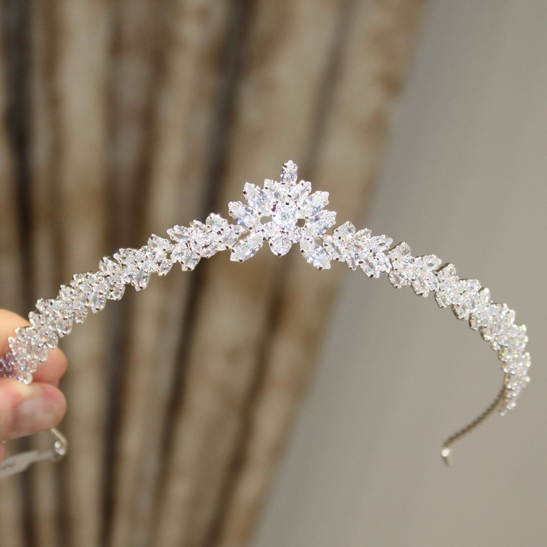 T-3717 ZİRKON GELİN TACI