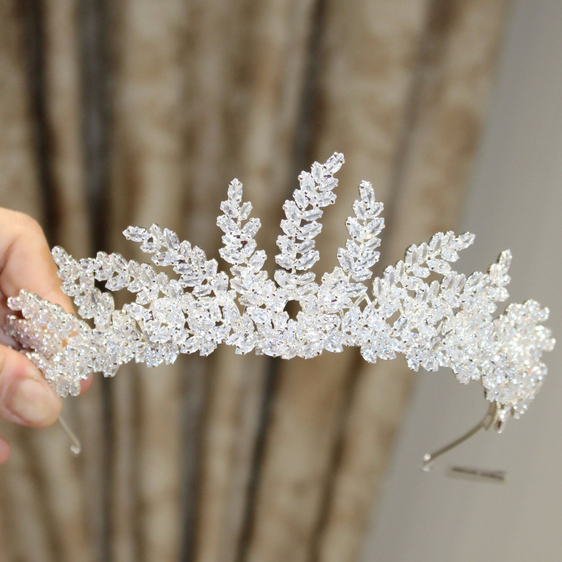 T-3756 ZİRKON GELİN TACI