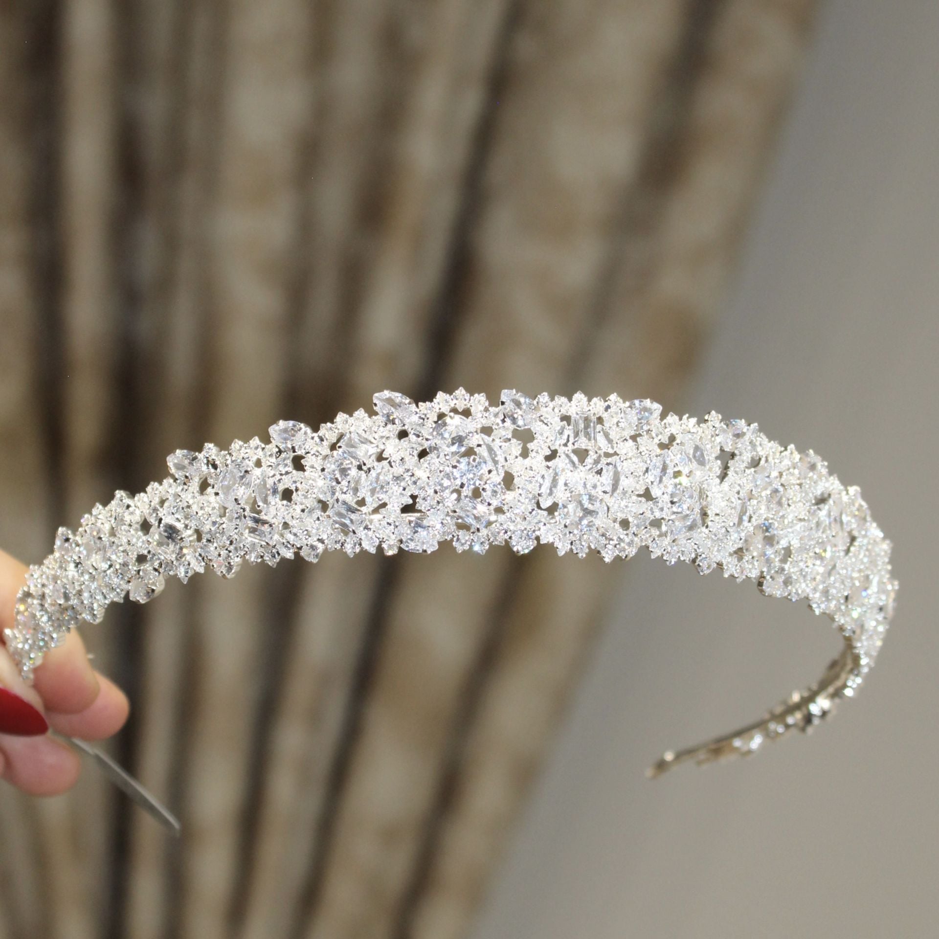 T-3512 ZİRKON GELİN TACI