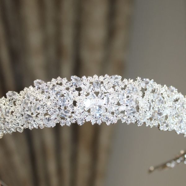 T-3512 ZİRKON GELİN TACI