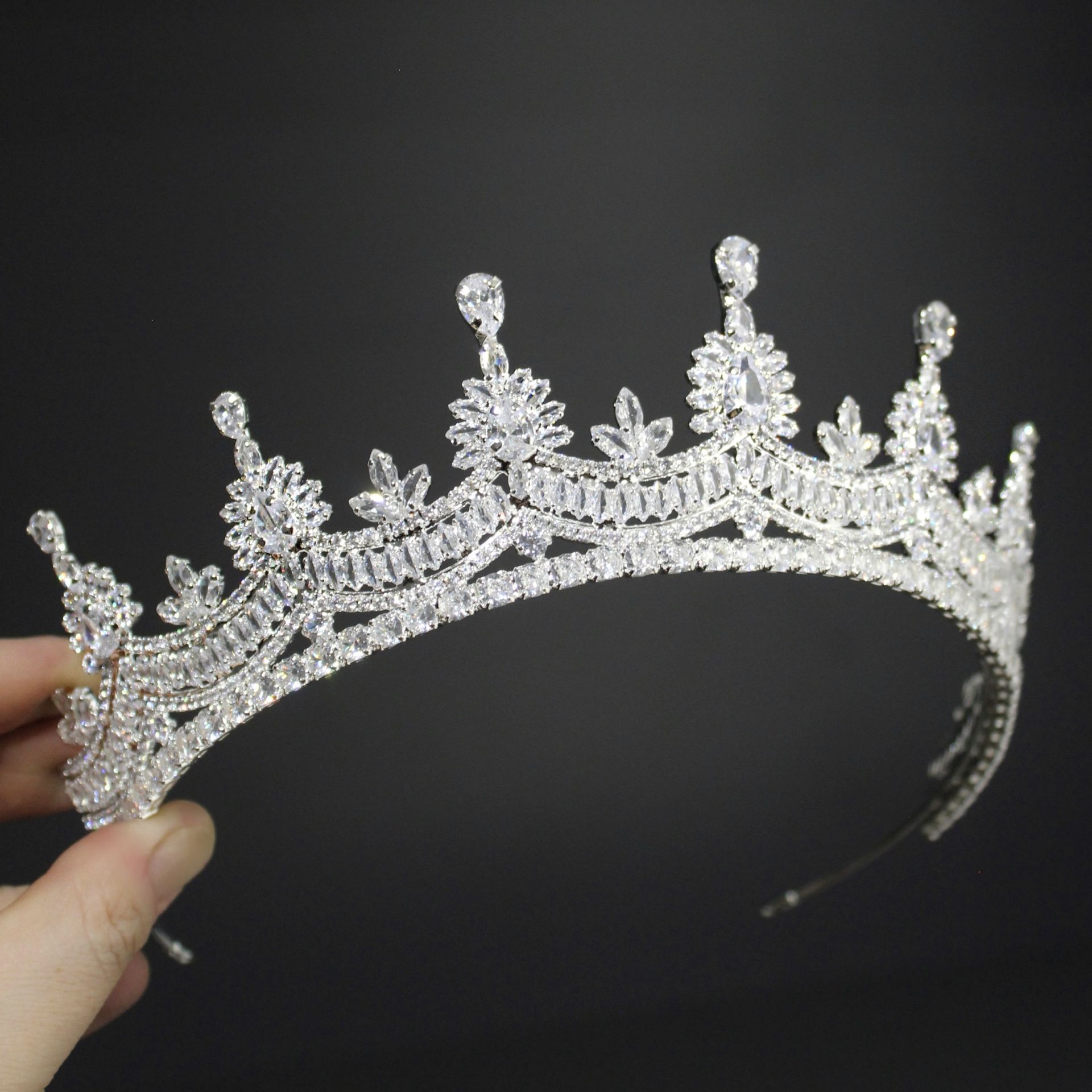 N-1058 ZİRKON GELİN TACI