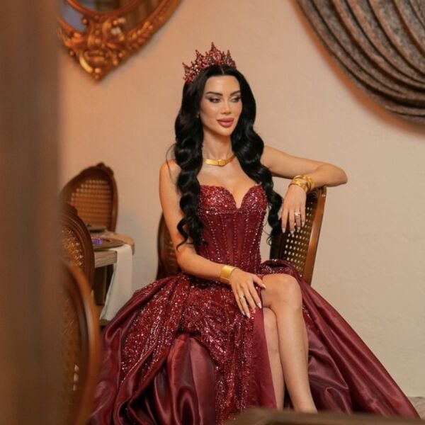 N-1062 BORDO GELİN TACI