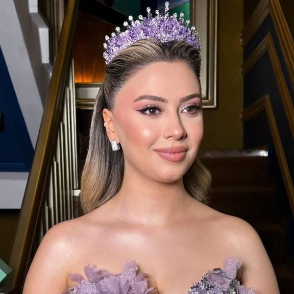 N-1002 LİLA GELİN TACI