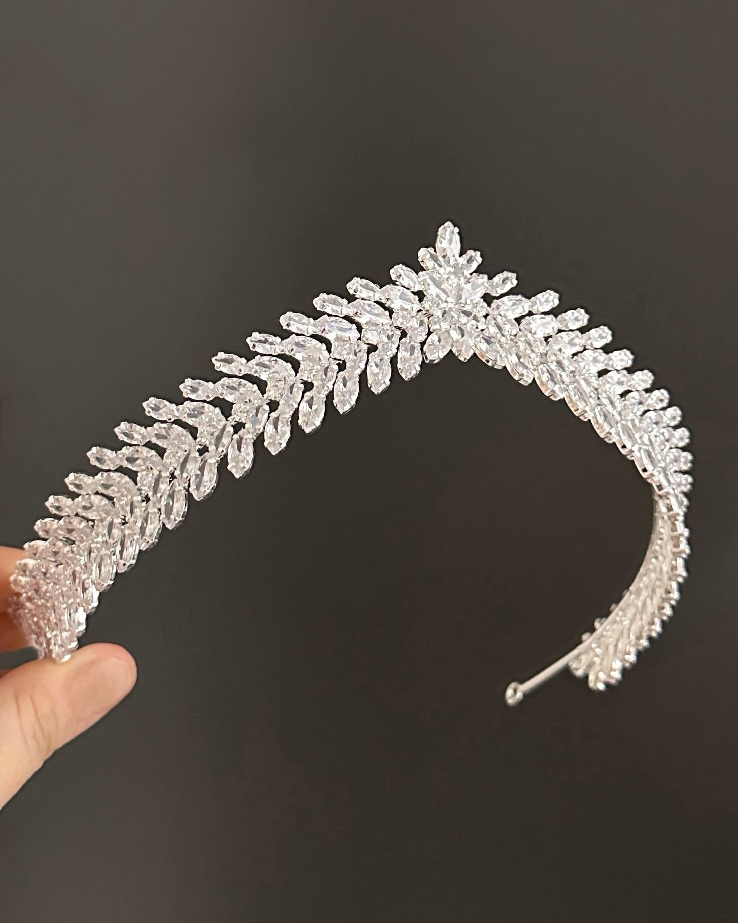 N-0076 ZİRKON GELİN TACI