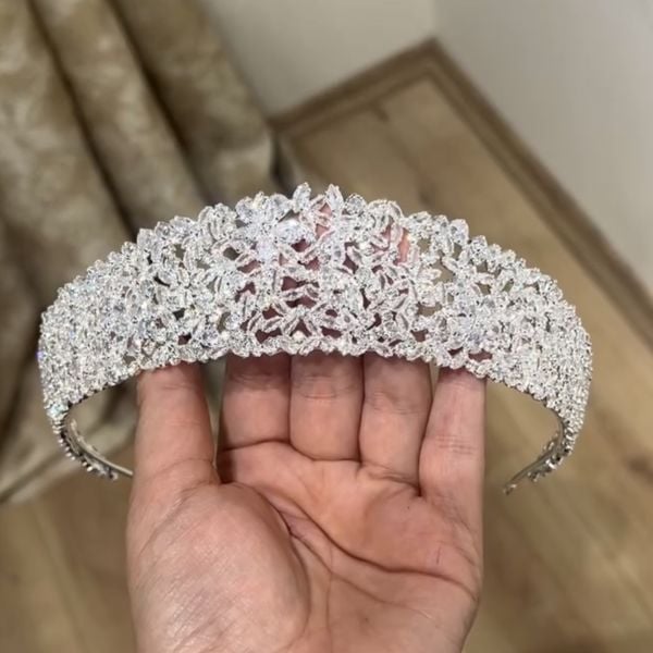 N-0124 ZİRKON GELİN TACI