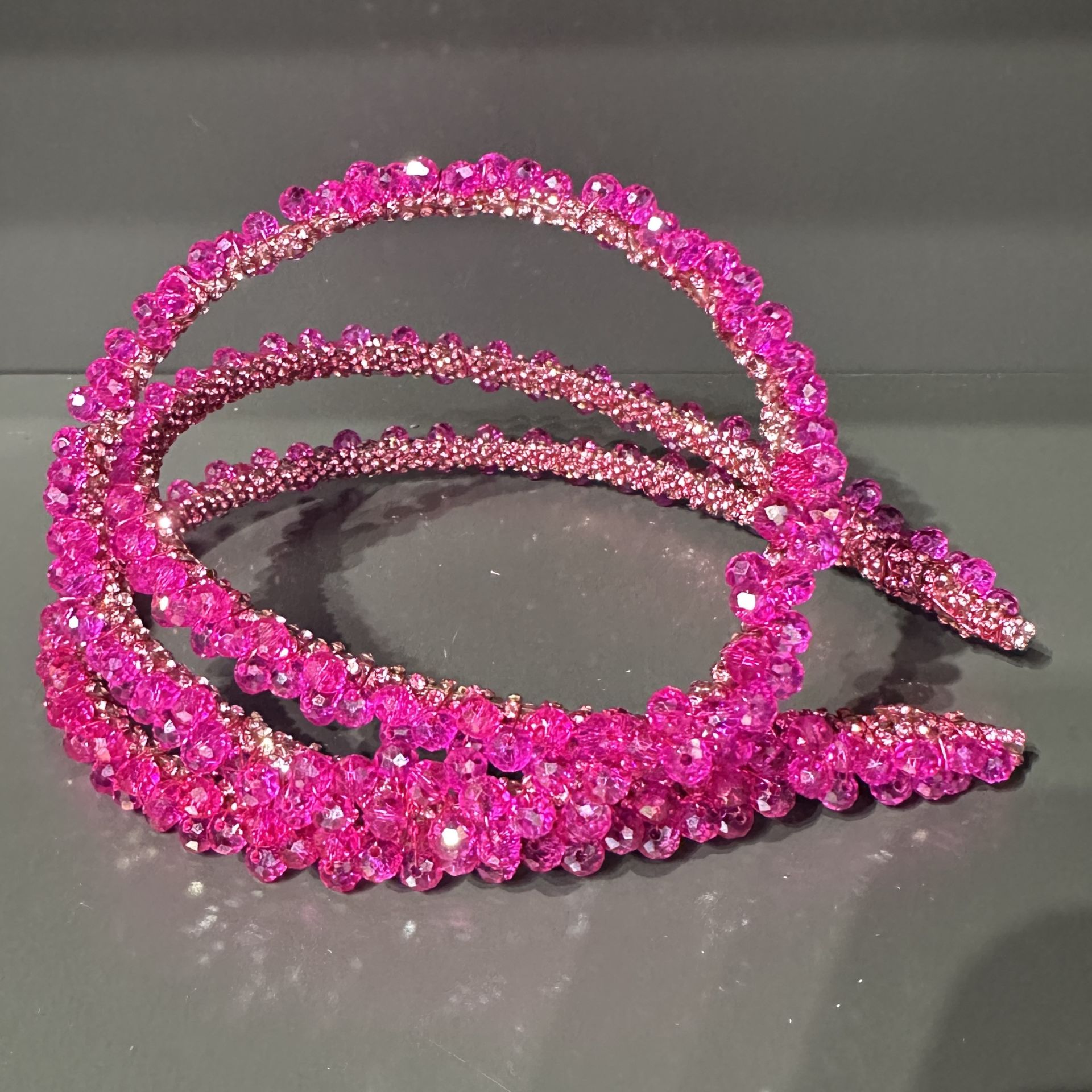 N-0303 TASARIM FUŞYA PEMBE TAÇ