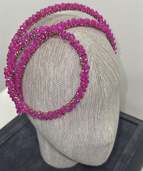 N-0303 TASARIM FUŞYA PEMBE TAÇ