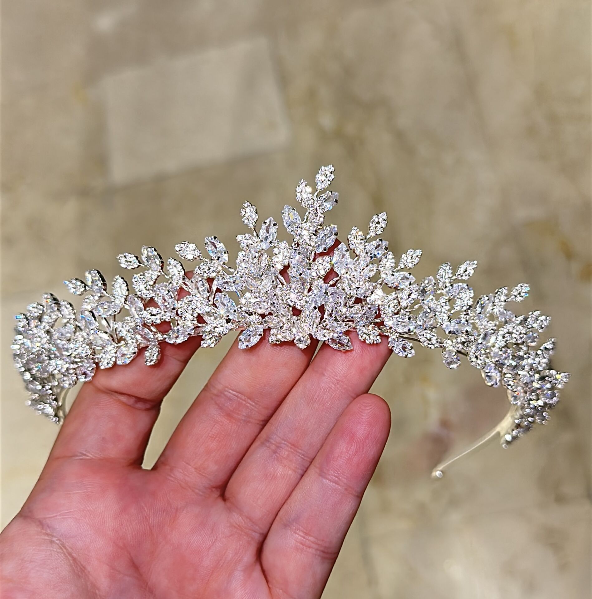 C-0055 ZİRKON GELİN TACI