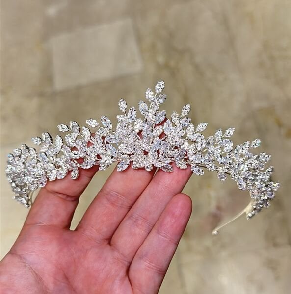 C-0055 ZİRKON GELİN TACI