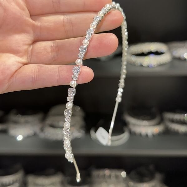 T-4254 ZİRKON İNCİLİ SAÇ AKSESUARI