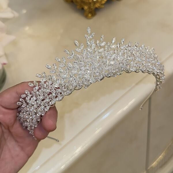 C-0457 ZİRKON GELİN TACI