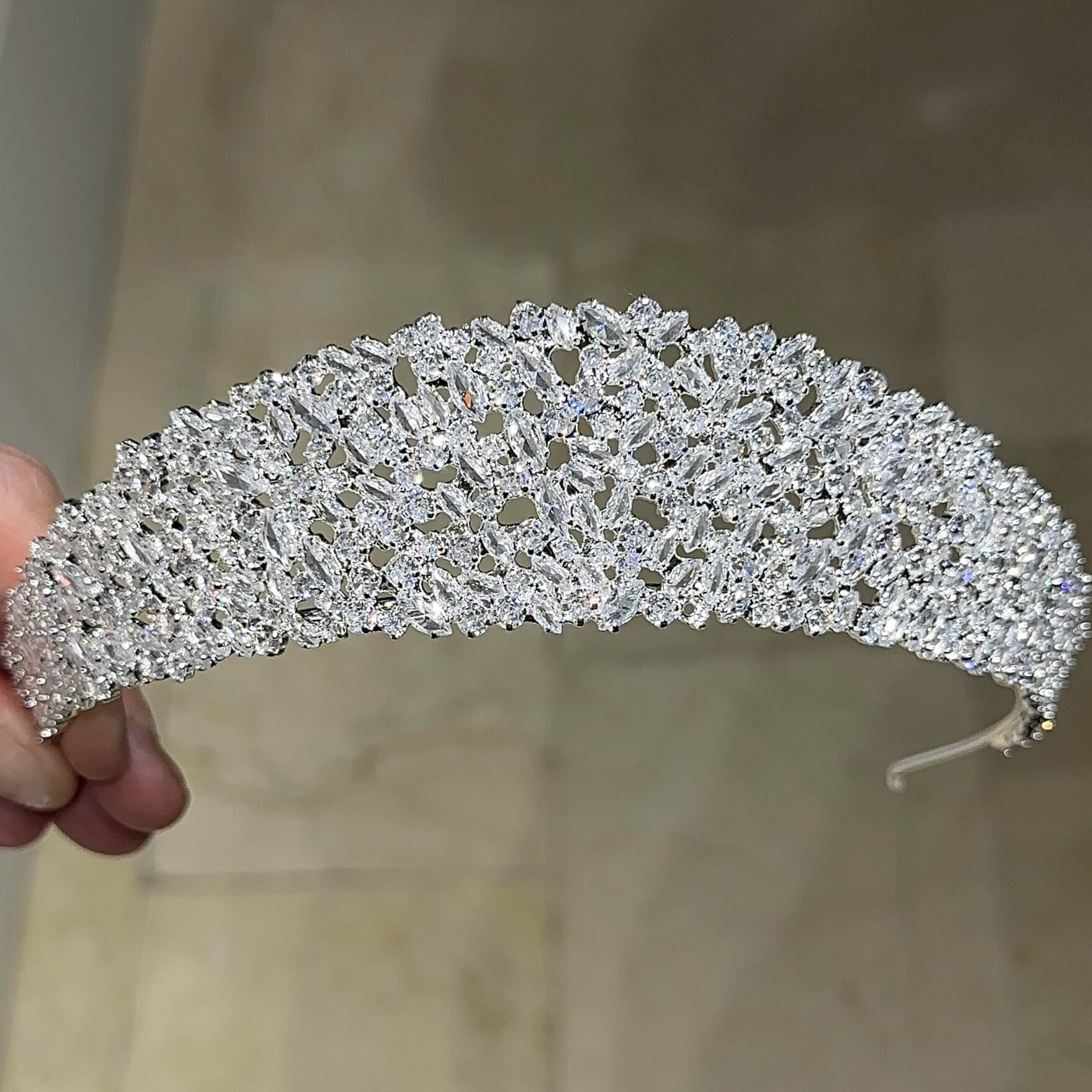 B-0050 ZİRKON GELİN TACI