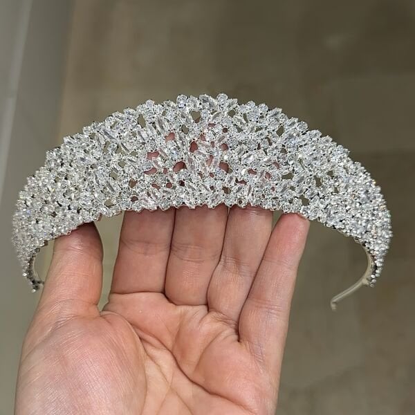 B-0050 ZİRKON GELİN TACI